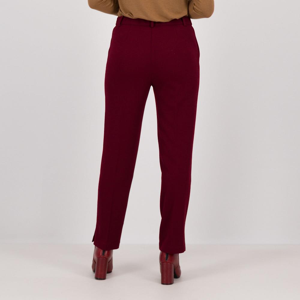 QVC Caterina Lancini Pantaloni In Scuba Con Spacchi Al Fondo E Vita Elasticata