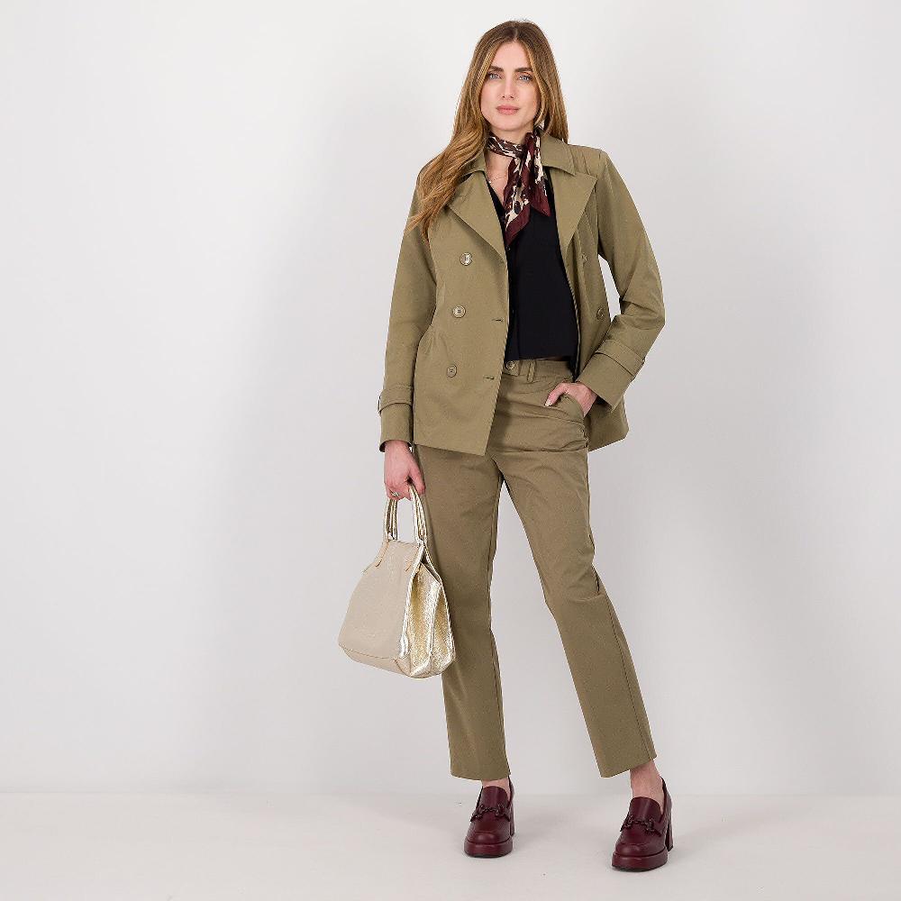 QVC Caterina Lancini Sahariana In Materiale Tecnico Bi-stretch