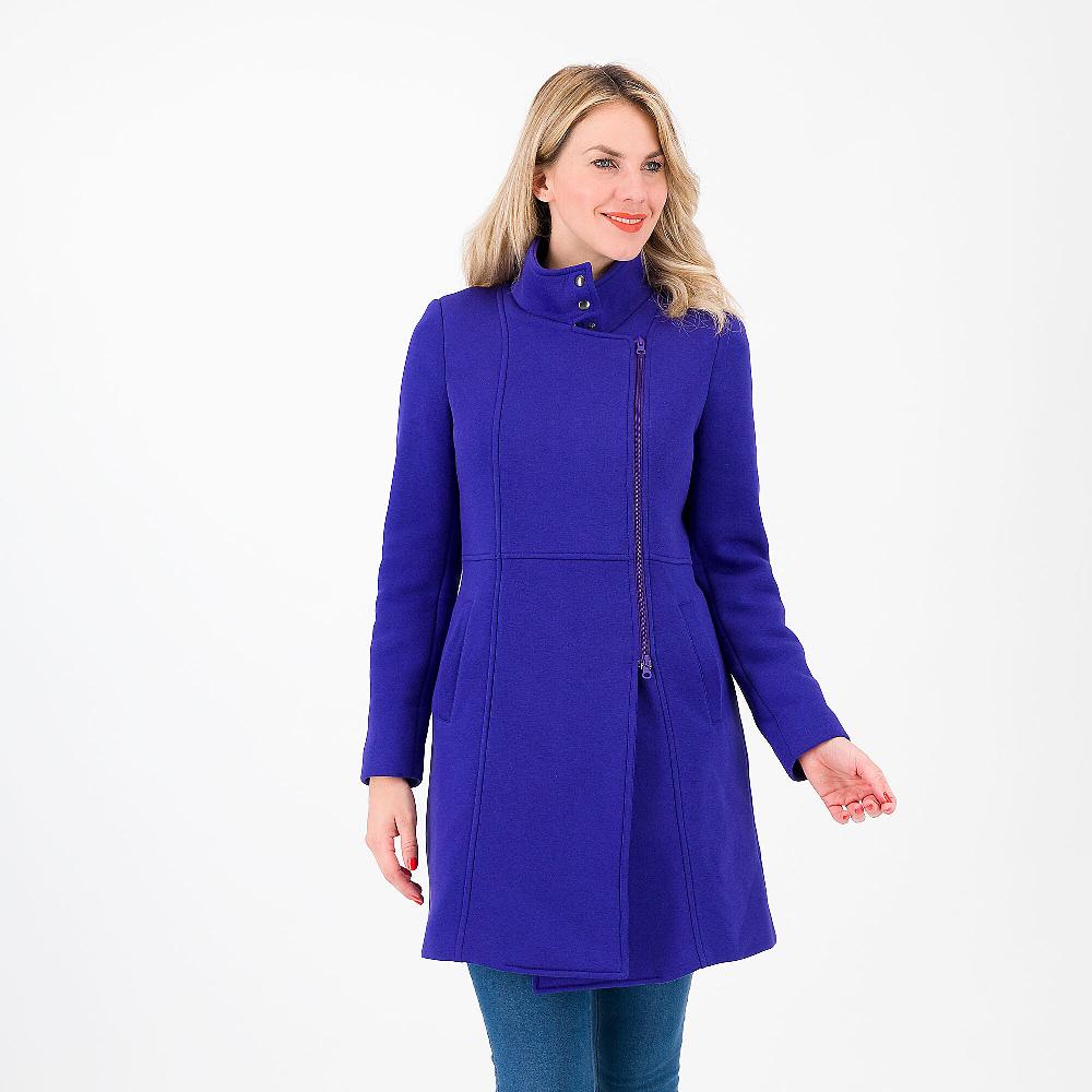 QVC Caterina Lancini Soprabito in felpa chiusura con zip laterale Made in Italy