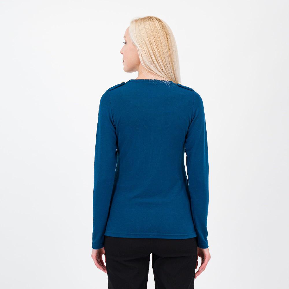 QVC Caterina Lancini T-shirt A Maniche Lunghe Con Bottoni