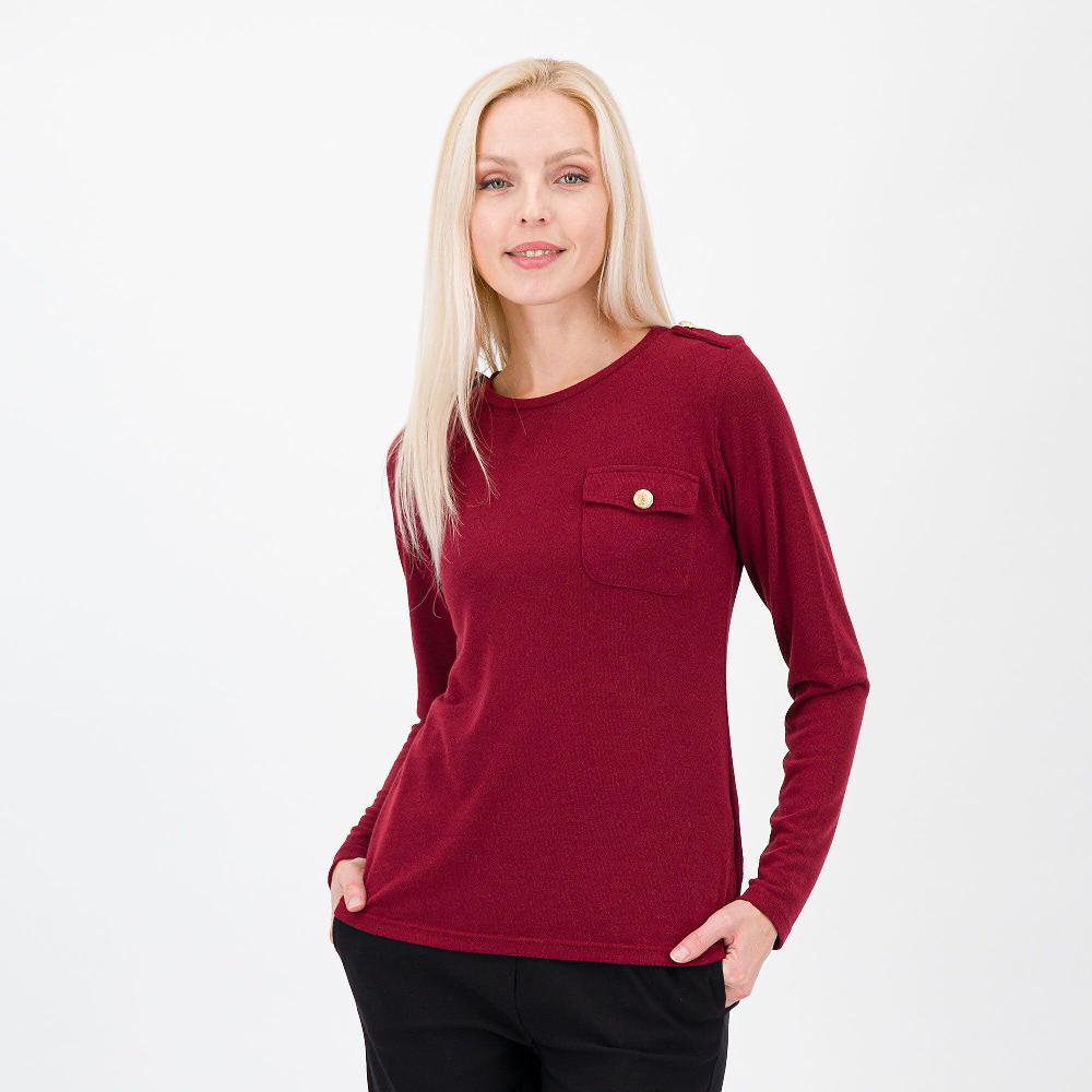 QVC Caterina Lancini T-shirt a maniche lunghe con bottoni