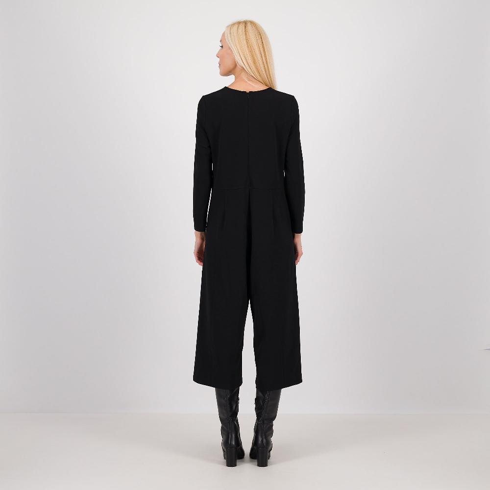 QVC Caterina Lancini Tuta In Scuba Crêpe Con Zip Dietro