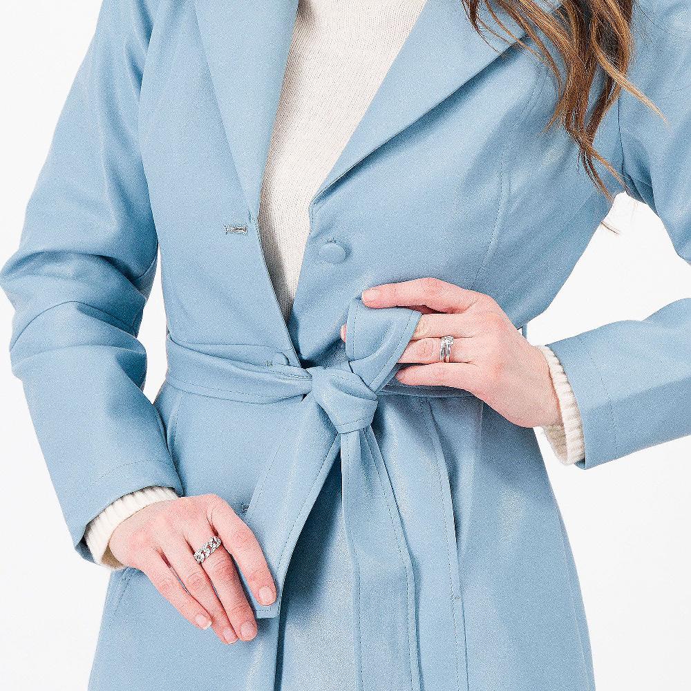 QVC Centigrade Trench Con Cintura In Tessuto Spalmato