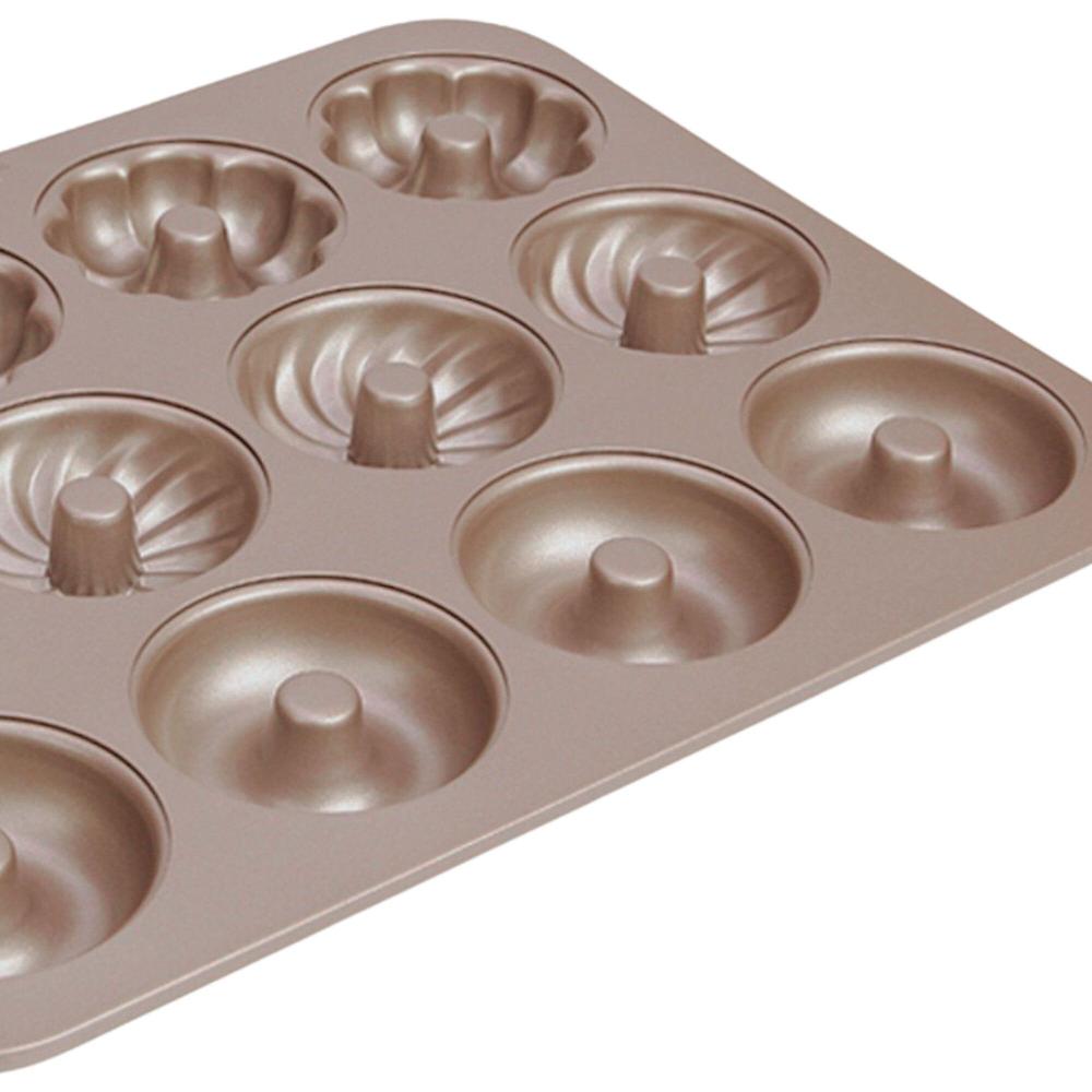 QVC Chef Made Teglia Con 12 Stampi A Forma Di Ciambella