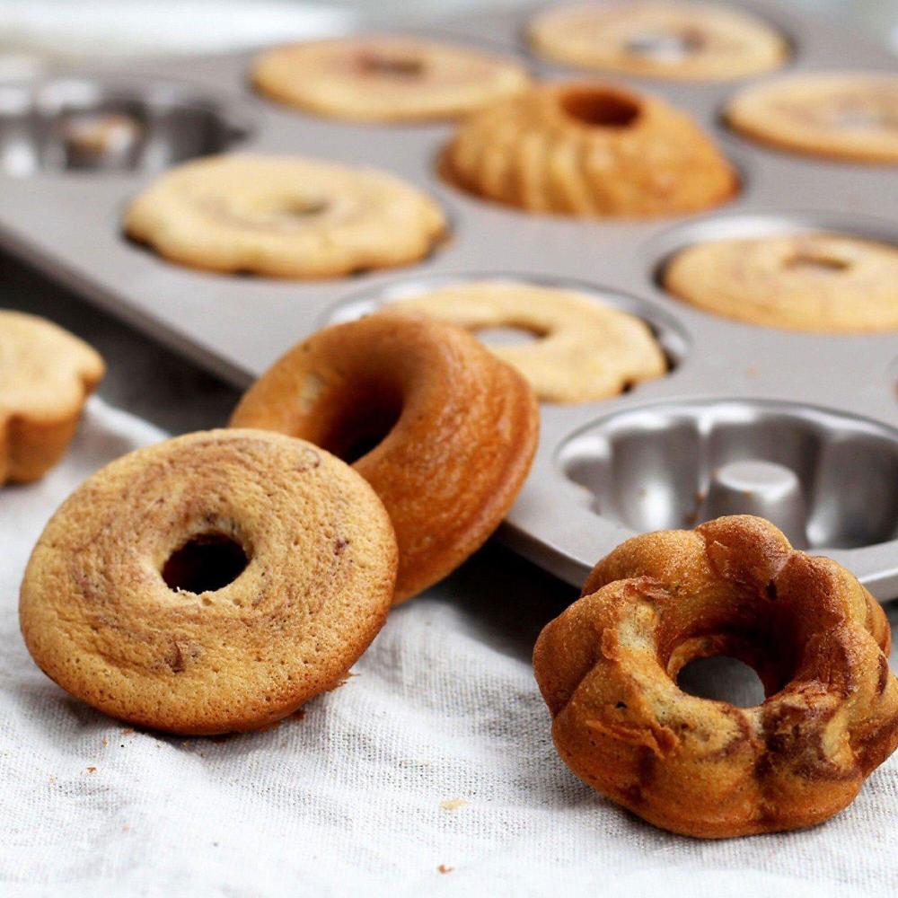 QVC Chef Made Teglia Con 12 Stampi A Forma Di Ciambella