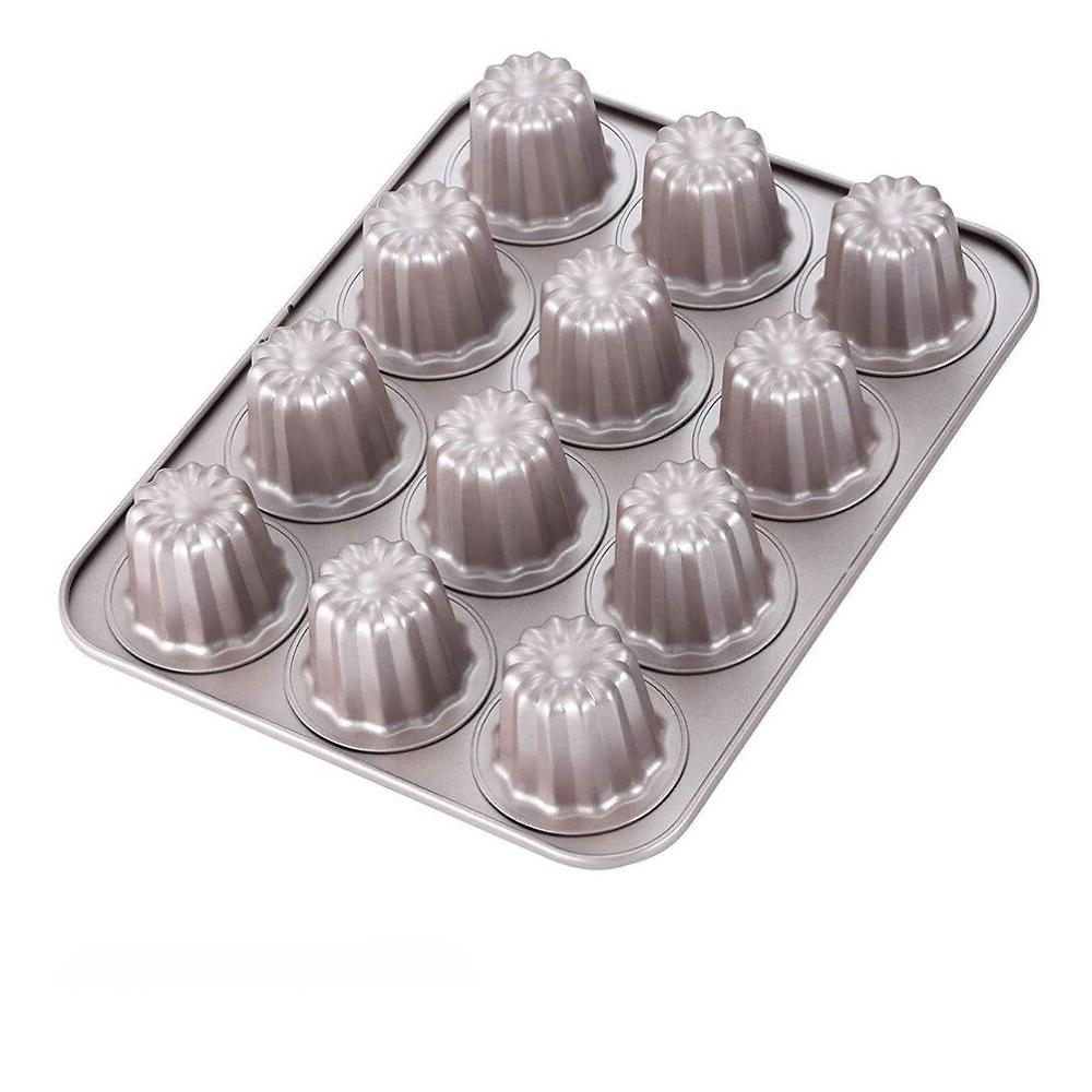 QVC Chef Made Teglia Da 12 Stampi In Acciaio Antiaderente