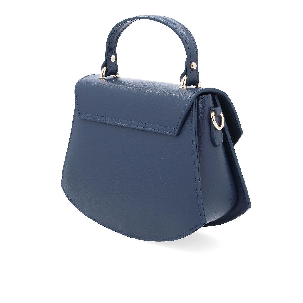 QVC Chiara Ferretti Borsa A Mano In Pelle Con Chiusura A Girello