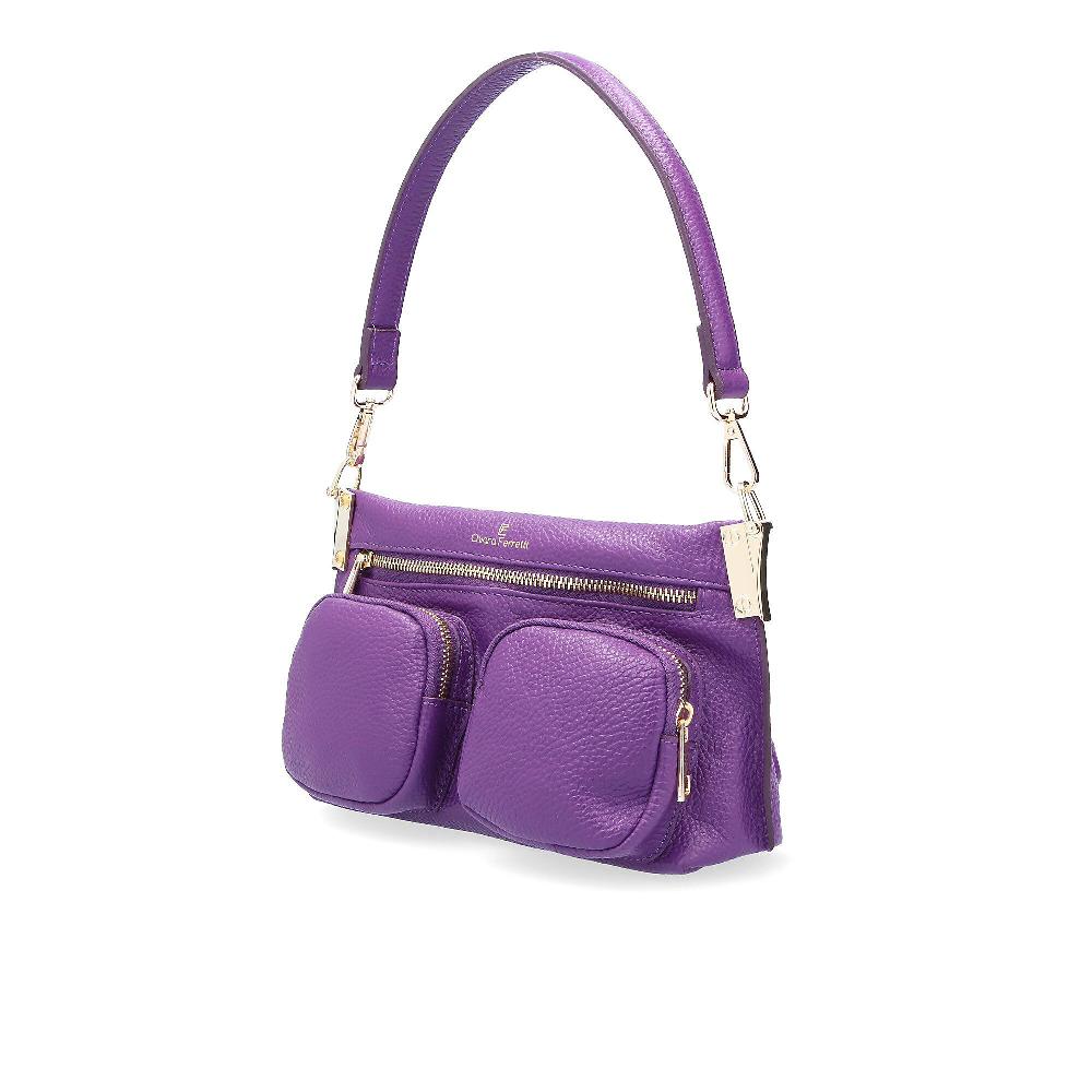 QVC Chiara Ferretti Borsa A Mano In Pelle Con Manico E Tracolla Removibili