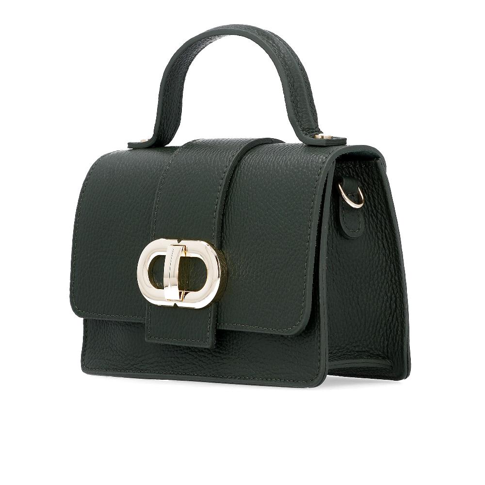 QVC Chiara Ferretti Borsa A Mano In Pelle Con Manico Singolo E Tracolla In Catena