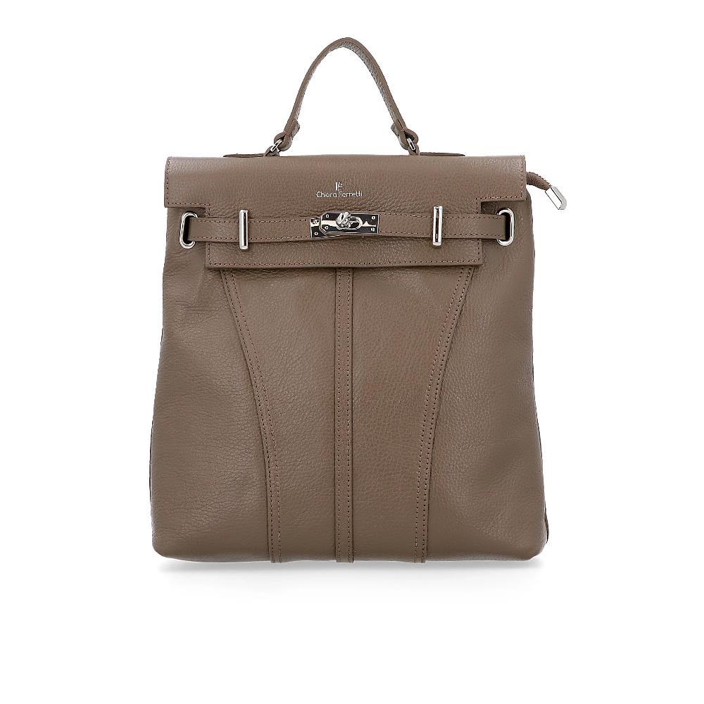 QVC Chiara Ferretti Borsa a mano in pelle convertibile in zaino
