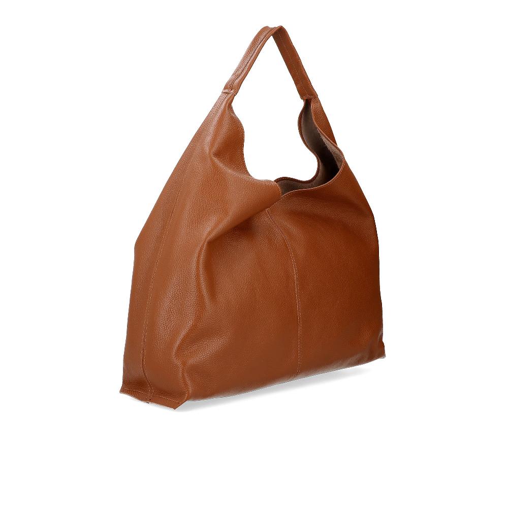 QVC Chiara Ferretti Borsa A Spalla Design Sacca In Pelle Dollaro Con Pochette