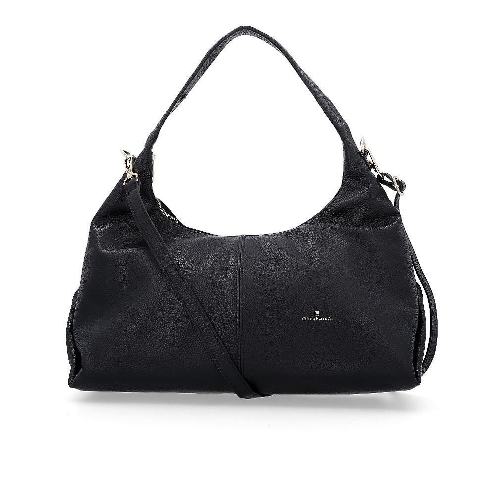 QVC Chiara Ferretti Borsa A Spalla In Pelle Con Manico E Tracolla Removibile