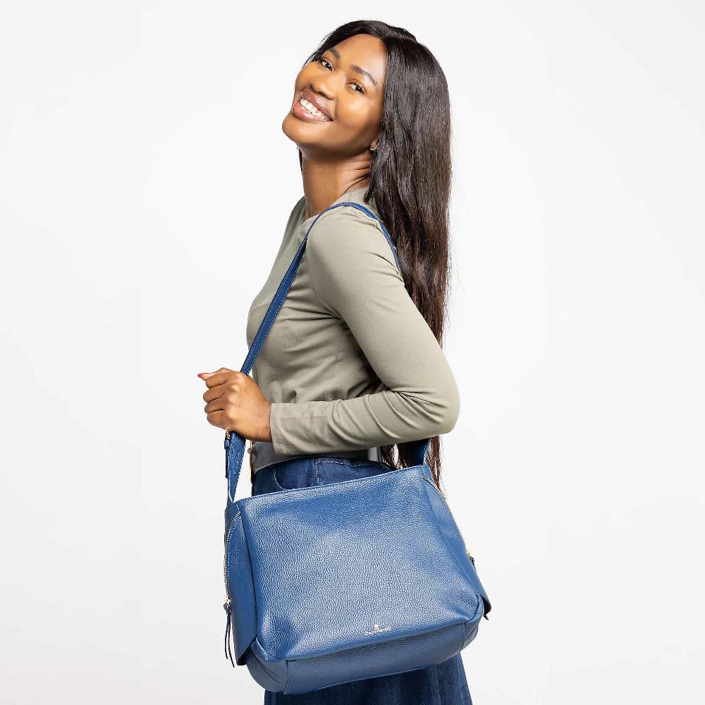 QVC Chiara Ferretti Borsa in pelle Multiscomparto Manico regolabile