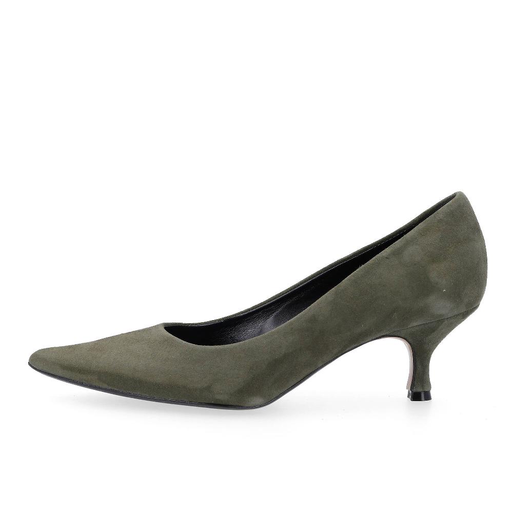 QVC Chiara Ferretti Décolleté In Pelle Scamosciata Con Tacco 5 Cm