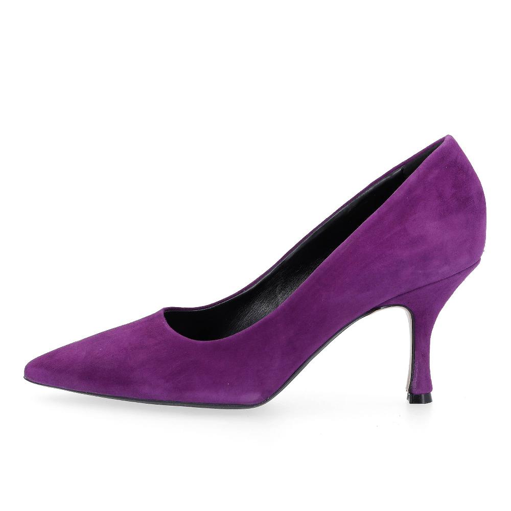 QVC Chiara Ferretti Décolleté In Pelle Scamosciata Con Tacco 8 Cm