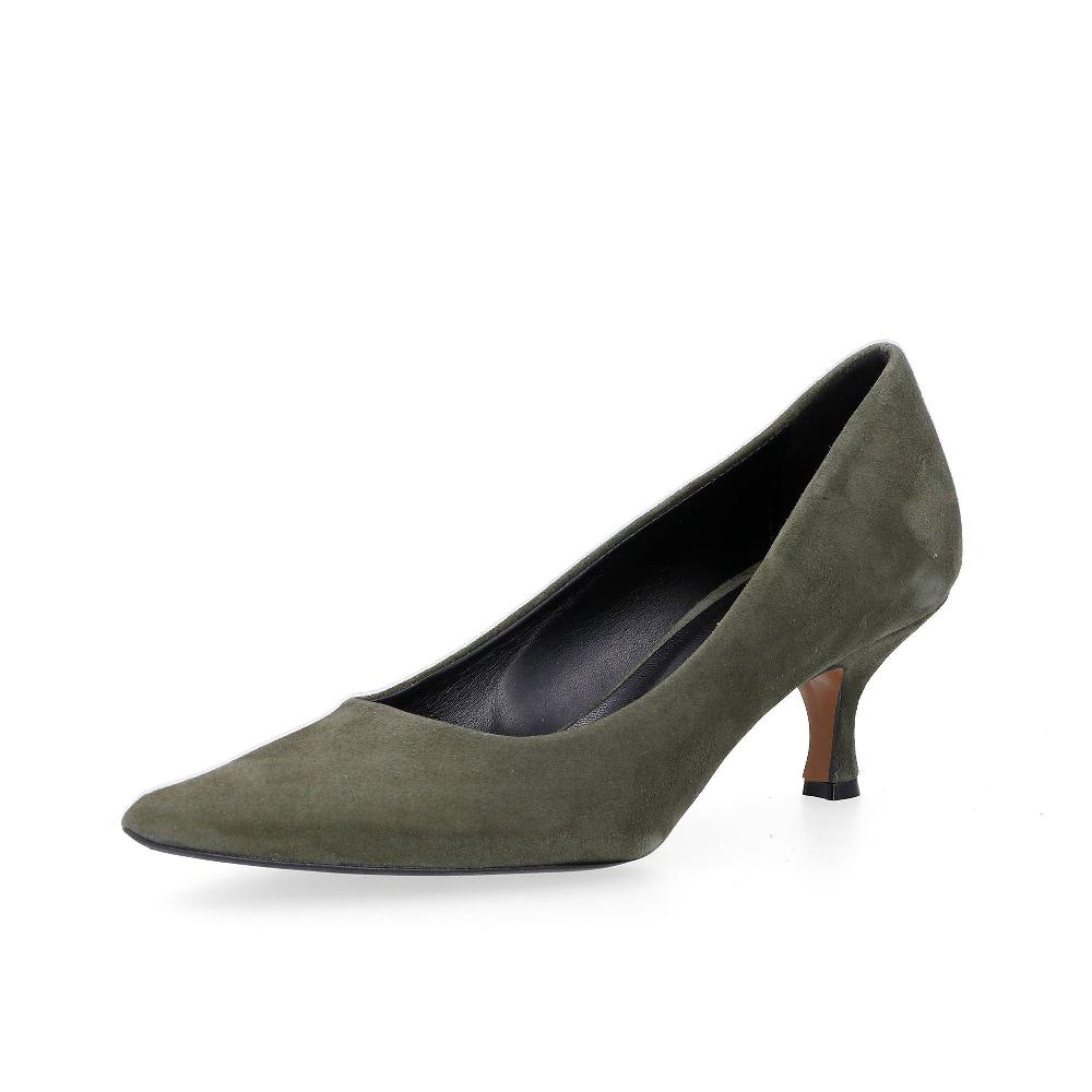 QVC Chiara Ferretti Décolleté in pelle scamosciata con tacco 5 cm