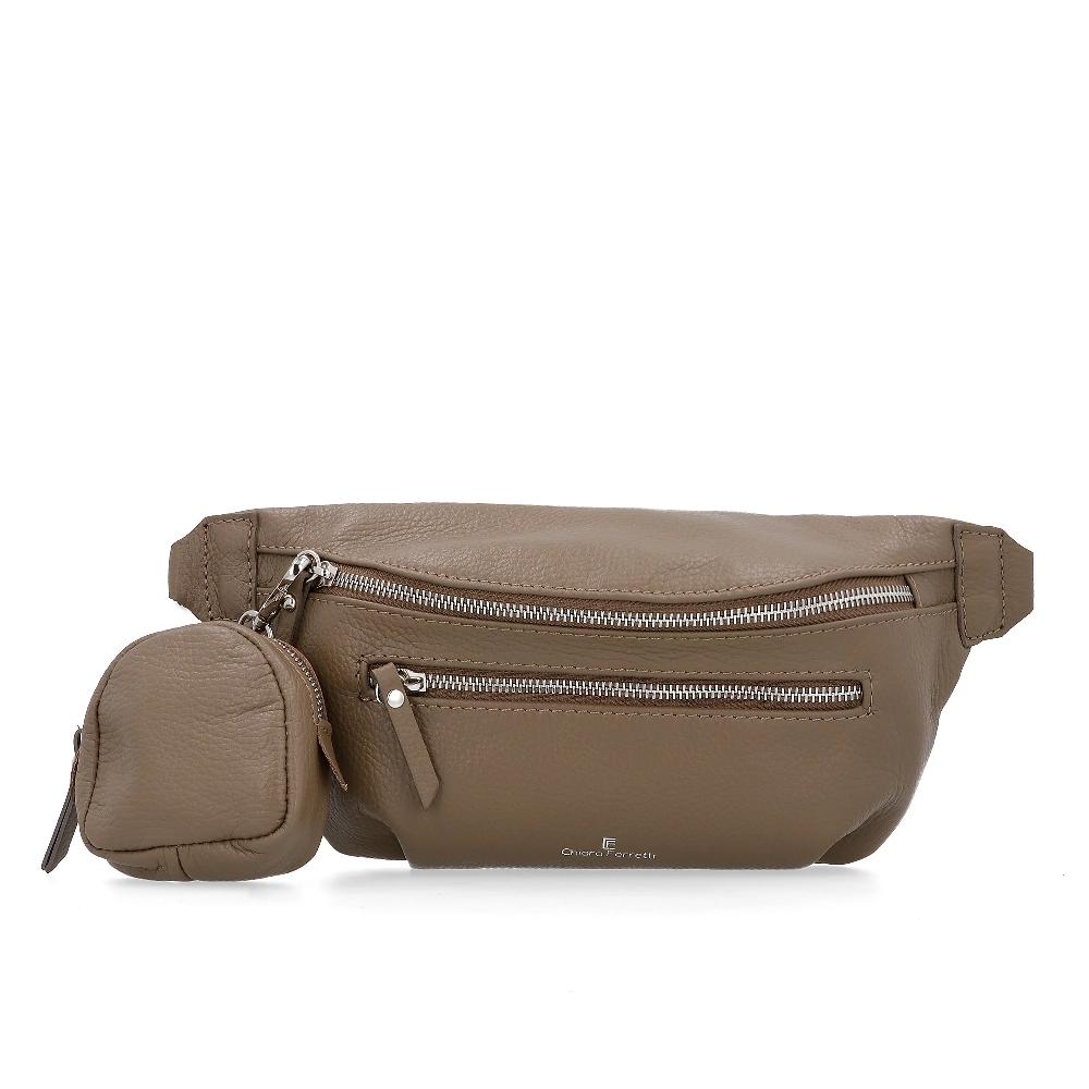 QVC Chiara Ferretti Marsupio in pelle + tracolla removibile e minipouch