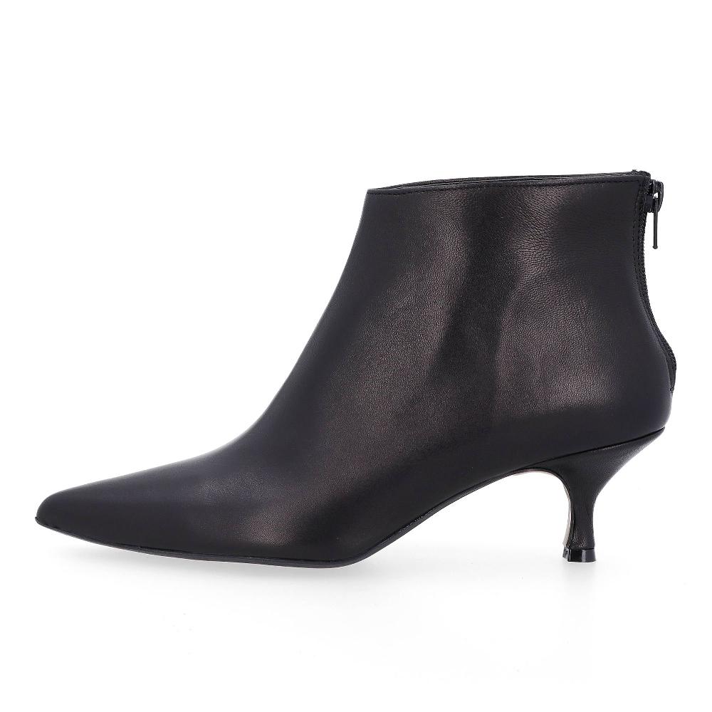 QVC Chiara Ferretti Tronchetti In Pelle Con Tacco 5 Cm