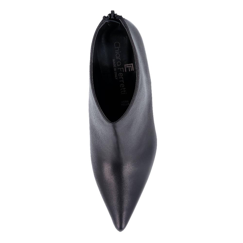 QVC Chiara Ferretti Tronchetti In Pelle Con Tacco 5 Cm