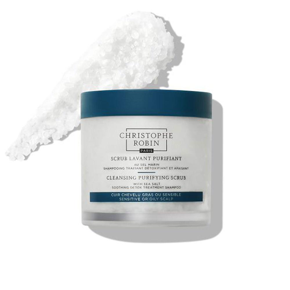 QVC Christophe Robin Scrub Per Cuoio Capelluto Con Sale Marino