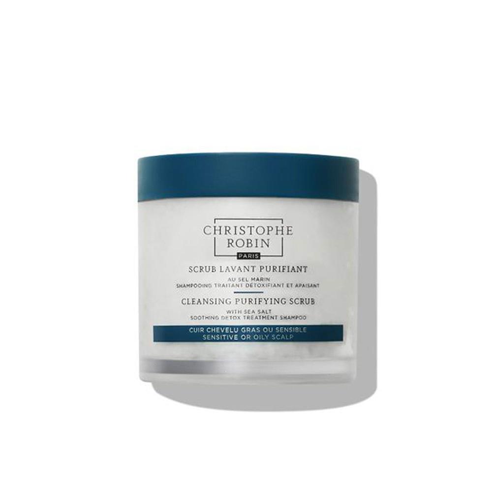 QVC Christophe Robin Scrub per cuoio capelluto con sale marino