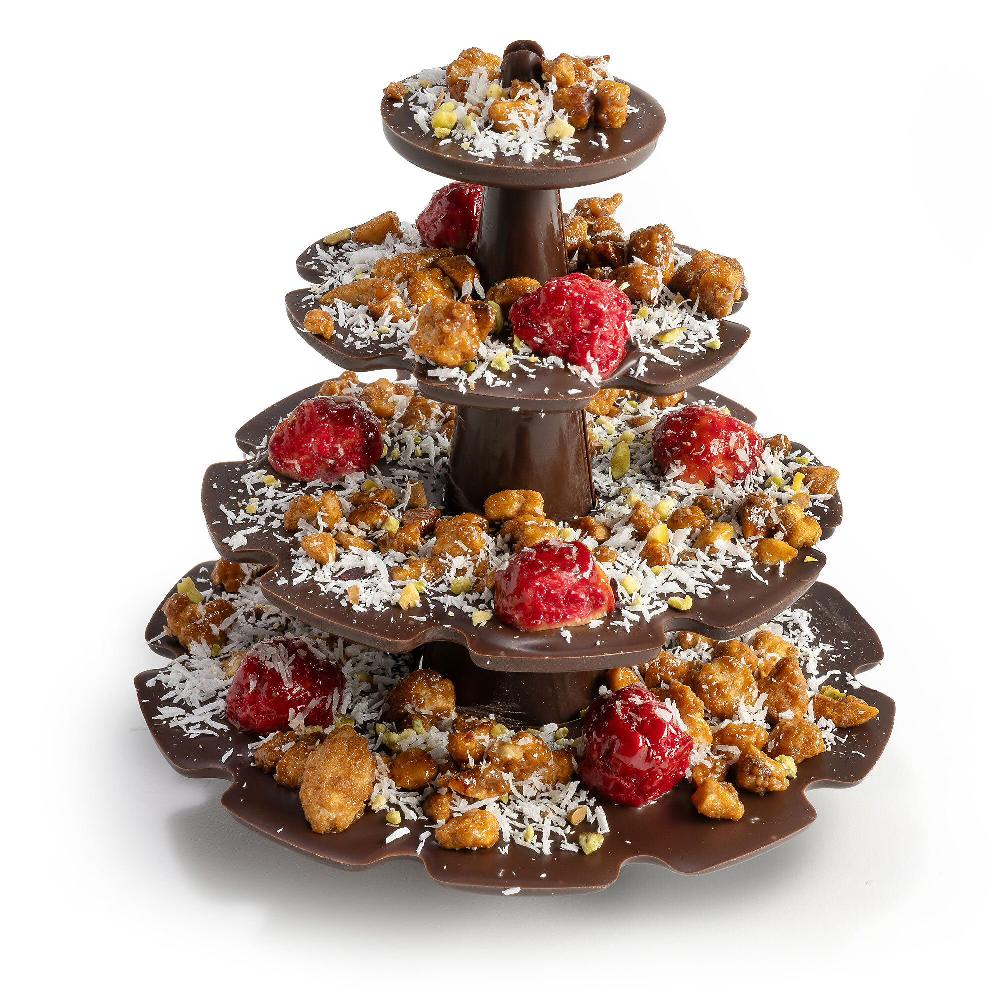 QVC Cioccolato Gourmet Albero Di Cioccolato Fondente Ciocoabete
