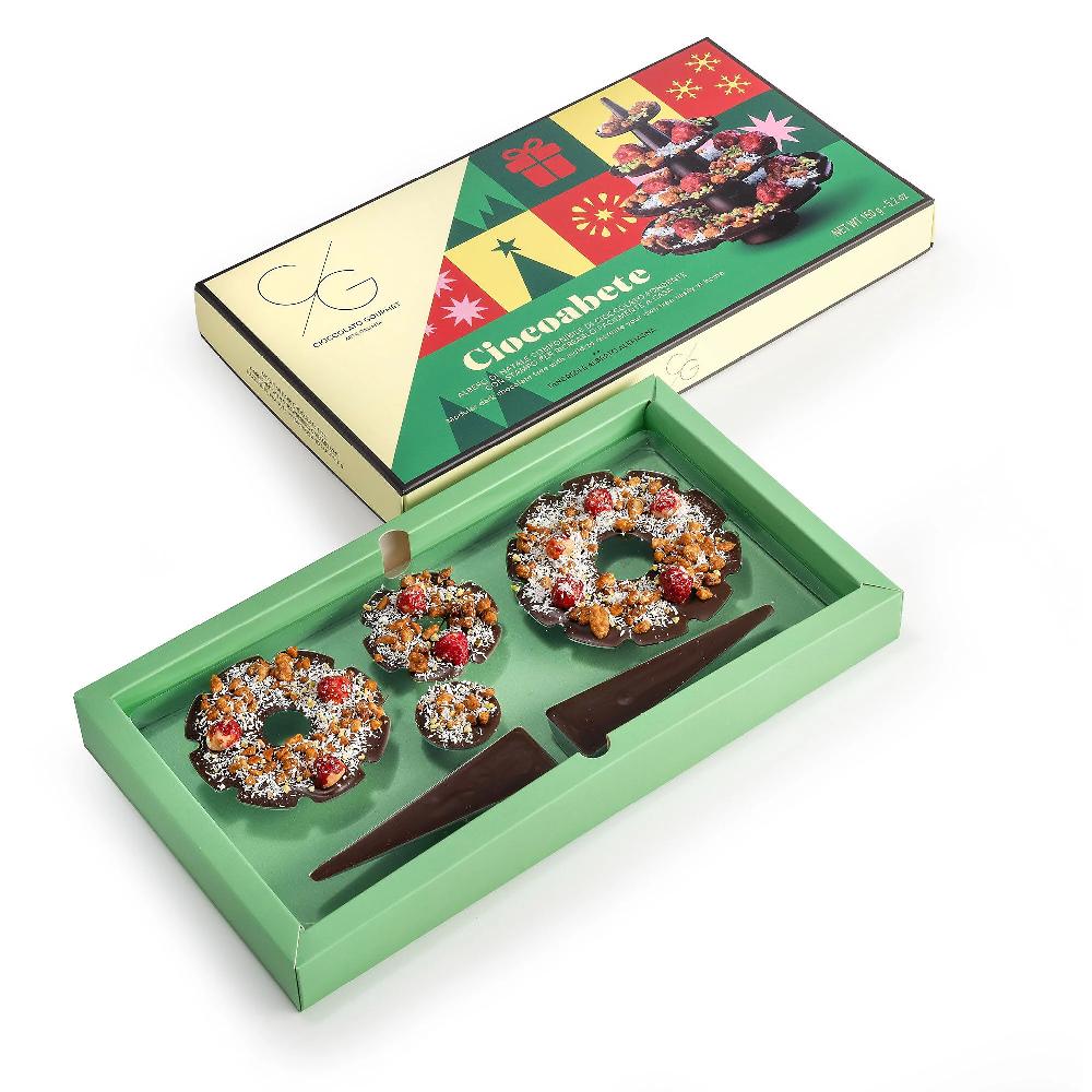 QVC Cioccolato Gourmet Albero di cioccolato fondente Ciocoabete