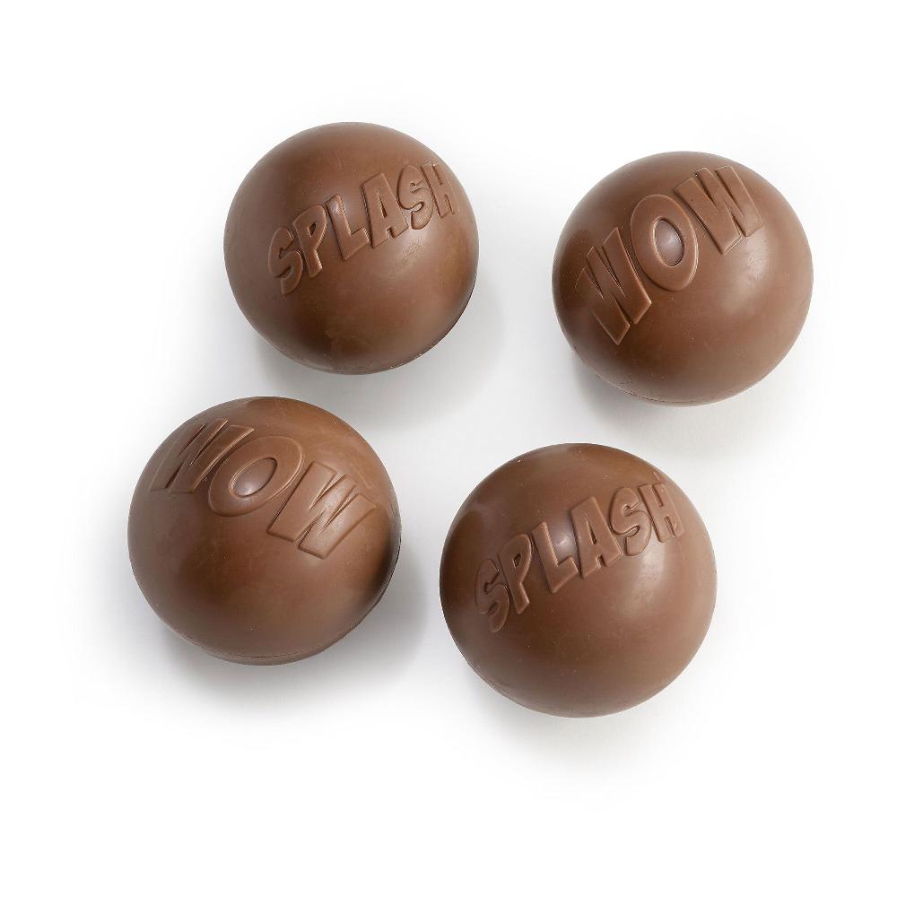 QVC Cioccolato Gourmet Ciocowow 4 Sfere Cioccolato Al Latte Ripieno Marshmallow