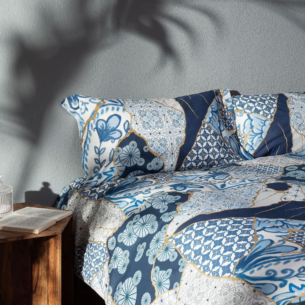 QVC COGAL Parure Copripiumino Matrimoniale Golden Age