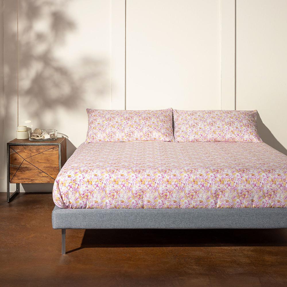 QVC COGAL Parure copripiumino Summer in cotone stampato