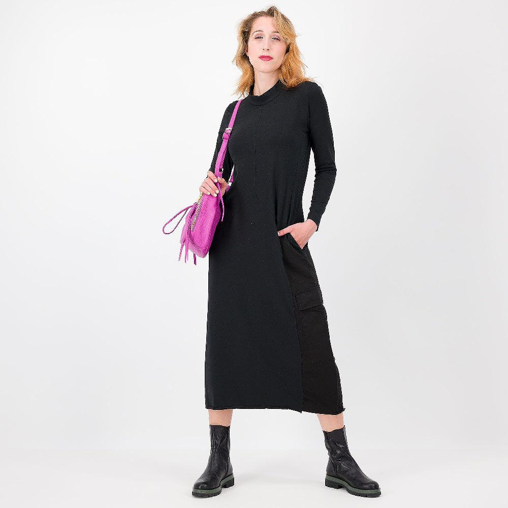 QVC Colour Lab Abito In Felpa Di Cotone Elasticizzato