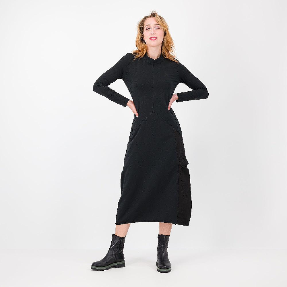QVC Colour Lab Abito in felpa di cotone elasticizzato