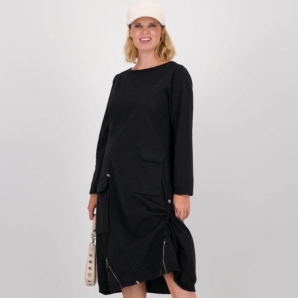 QVC Colour Lab Abito In Gabardina Di Cotone Stretch E Felpa