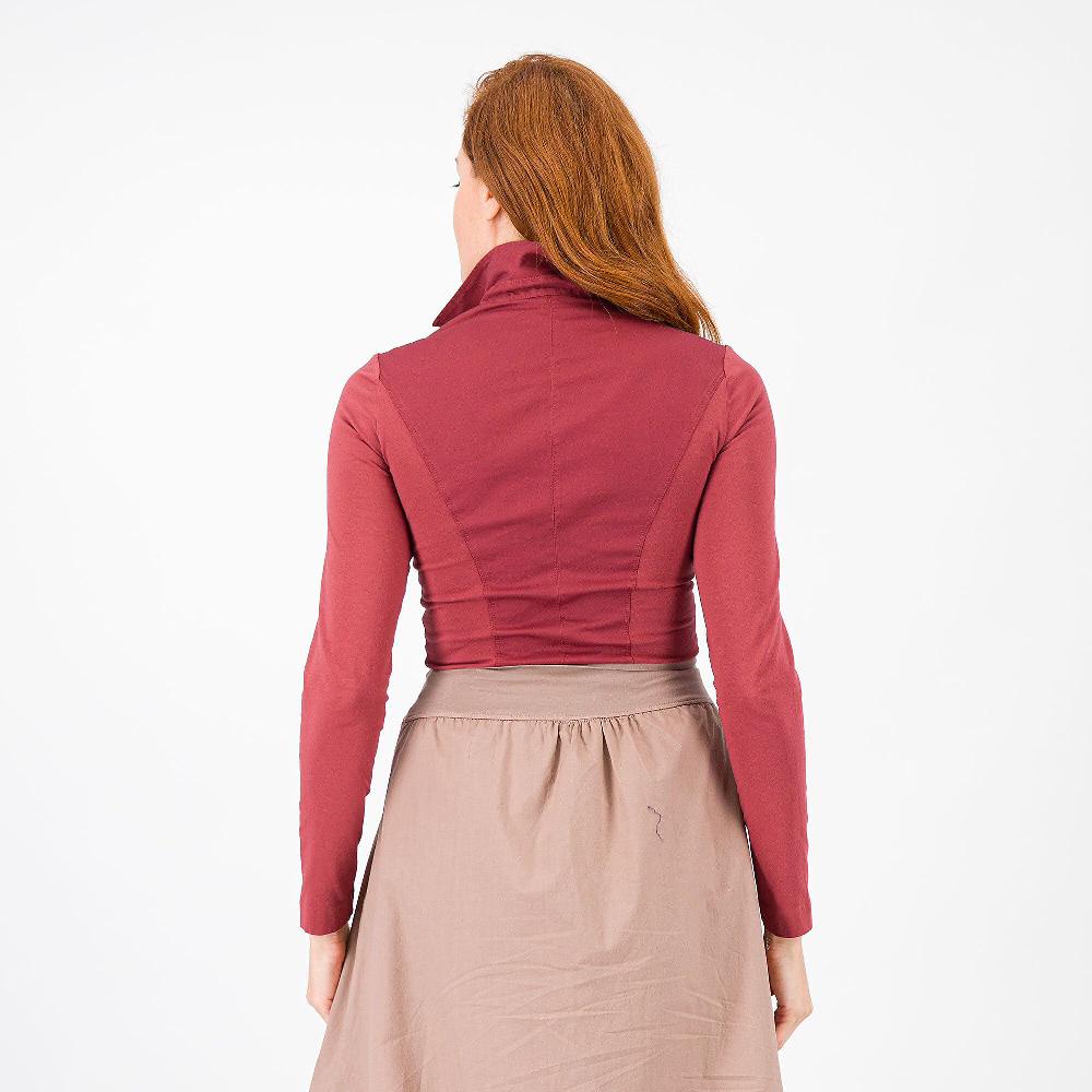 QVC Colour Lab Camicia In Popeline Di Cotone Corpetto A Cuore