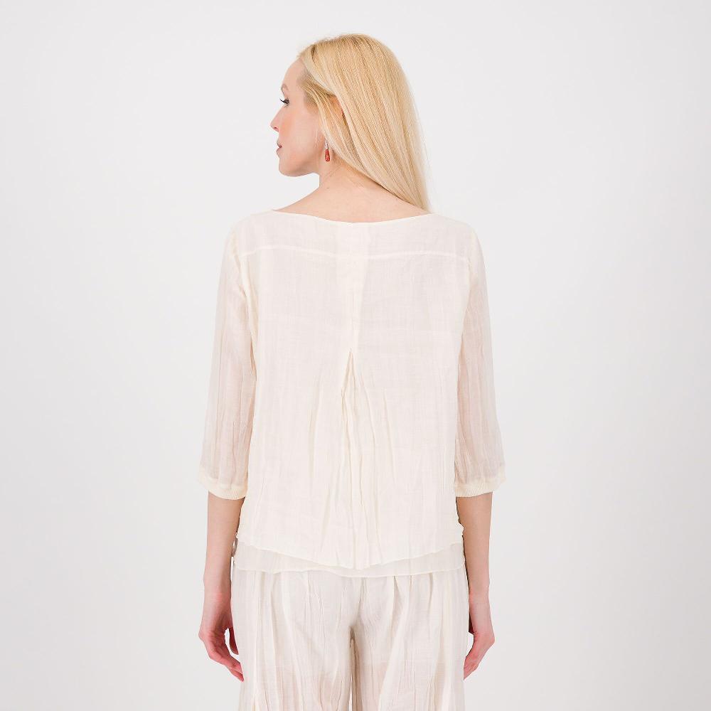 QVC Colour Lab Felpa In Cotone Stretch E Mussola Di Cotone