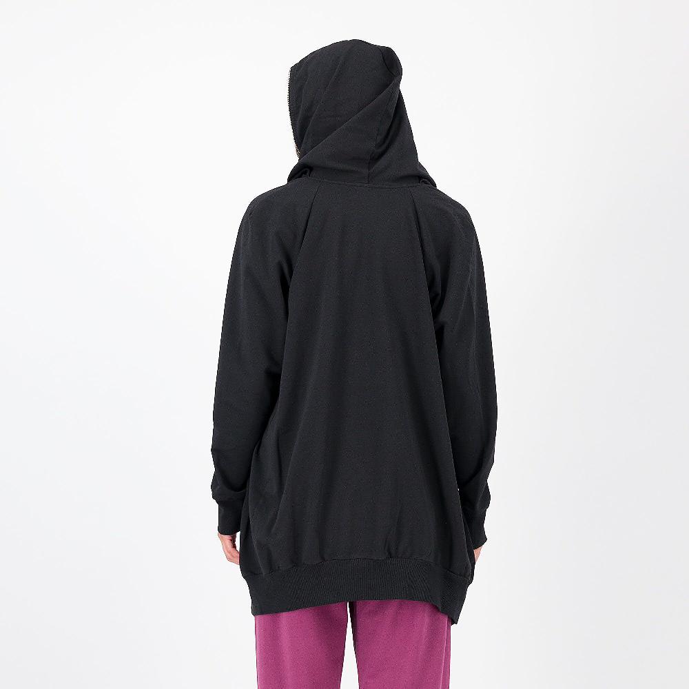 QVC Colour Lab Felpa Over Con Cappuccio Full Zip E Tasche