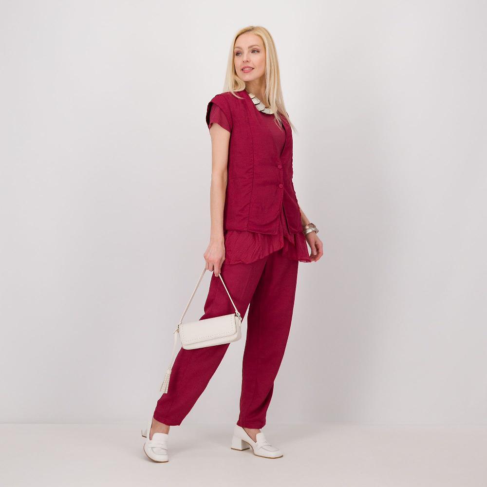 QVC Colour Lab Giacca-gilet In Viscosa E Lino Con Gilet In Mussola Made In Italy