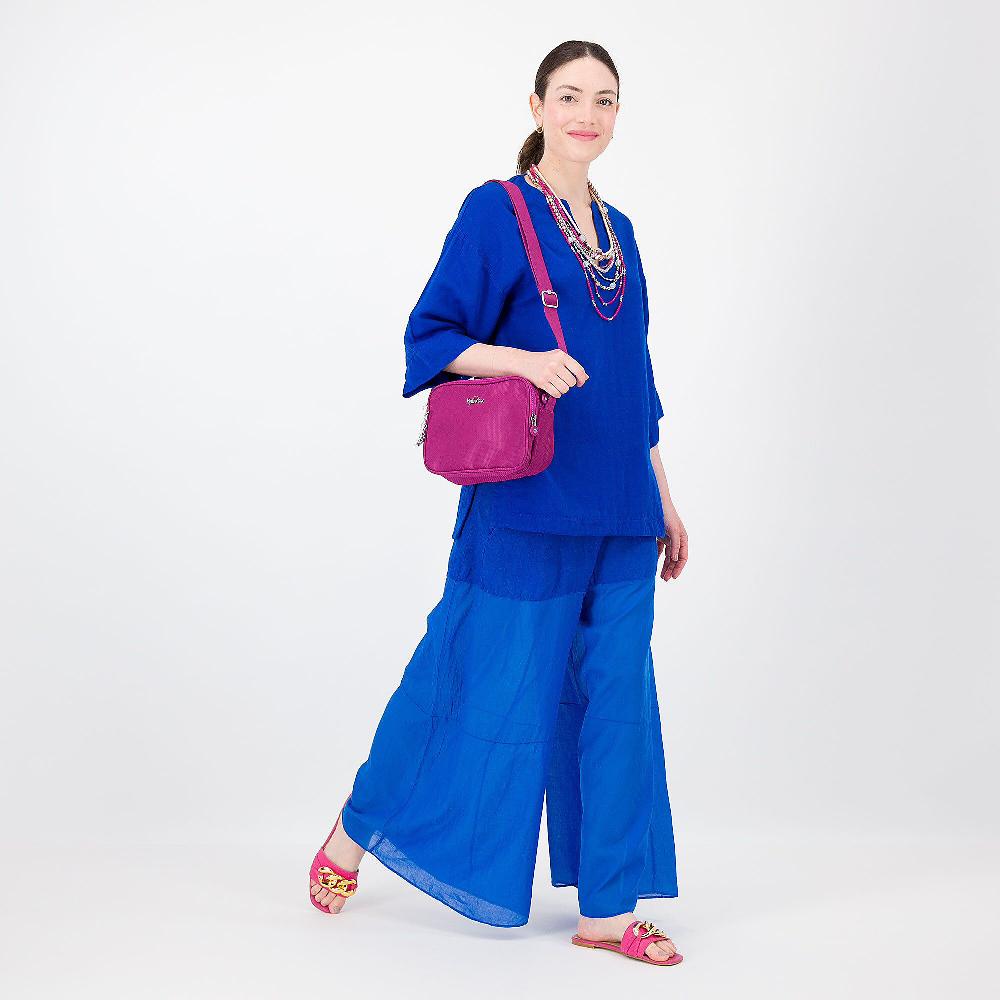 QVC Colour Lab Maglia In Cotone Con Scollo A Goccia E Manica 3/4