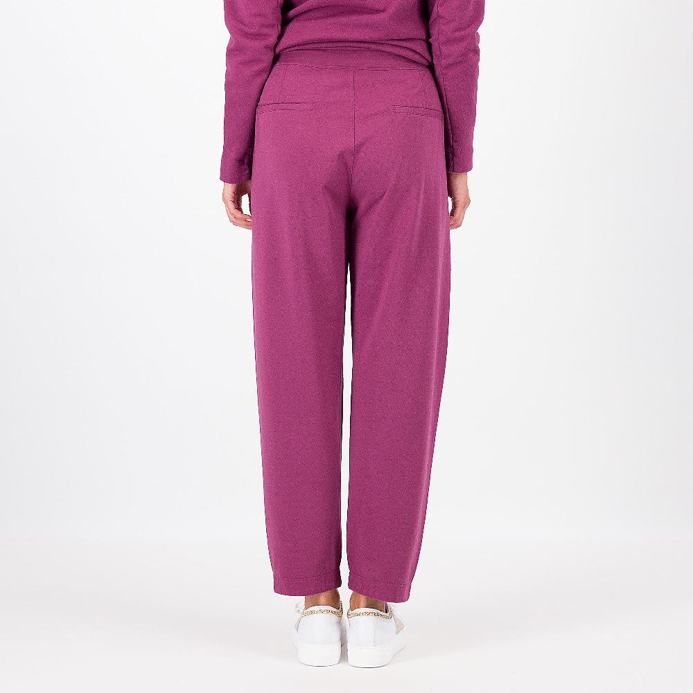 QVC Colour Lab Pantaloni A Carota In Felpa E Jersey Di Cotone