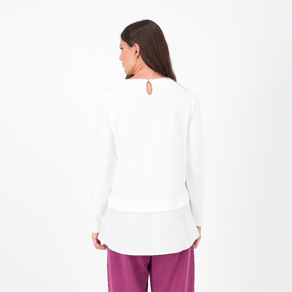 QVC Colour Lab Pantaloni A Carota In Felpa E Jersey Di Cotone