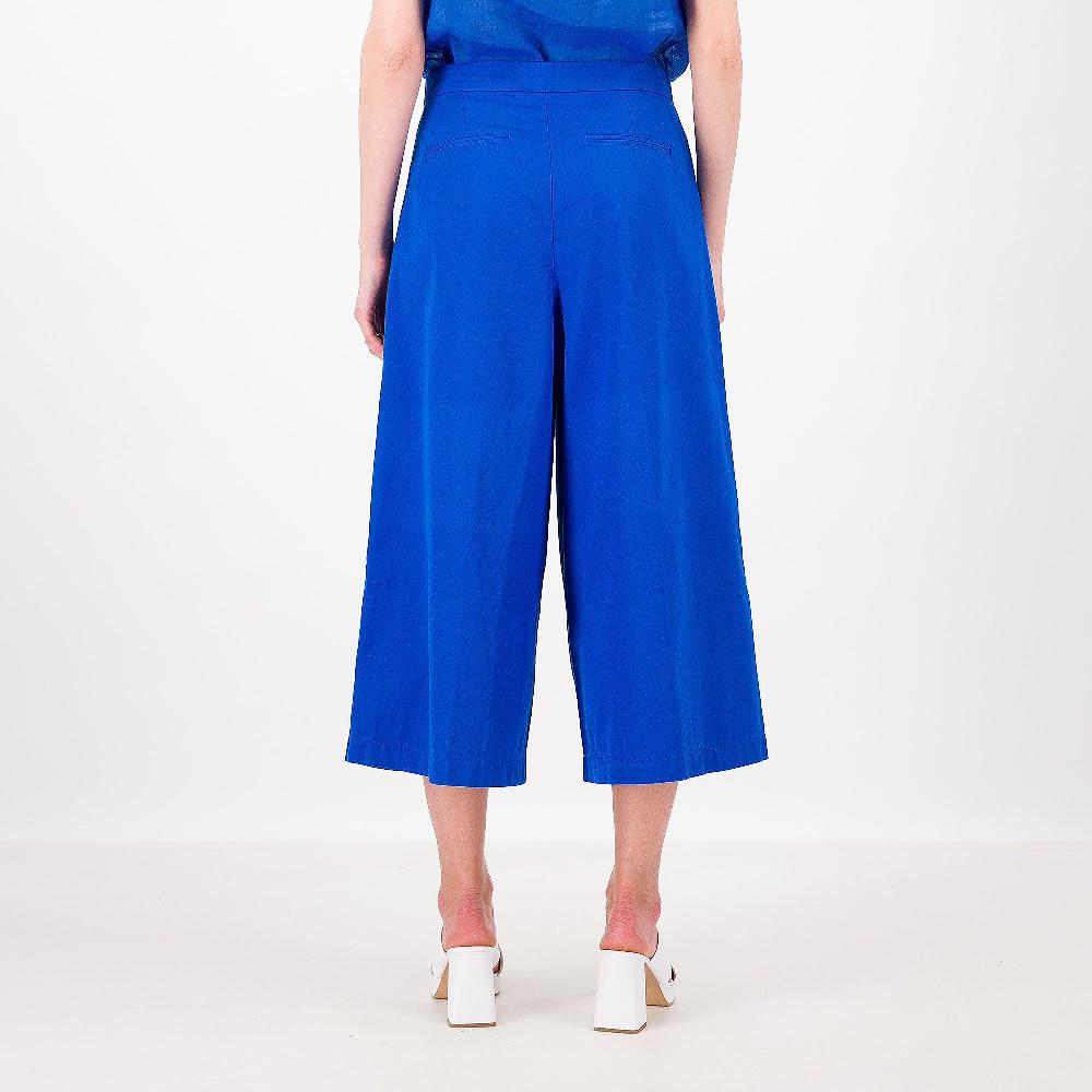 QVC Colour Lab Pantaloni Cropped In Gabardina 100% Cotone