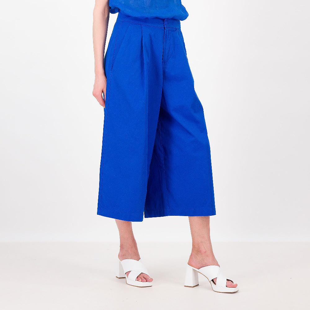 QVC Colour Lab Pantaloni cropped in gabardina 100% cotone