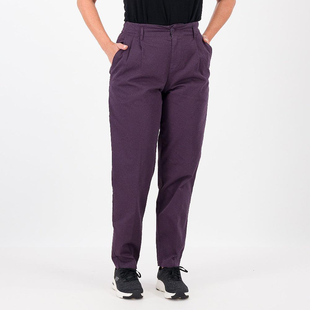 QVC Colour Lab Pantaloni lunghi in gabardina di cotone con tasche
