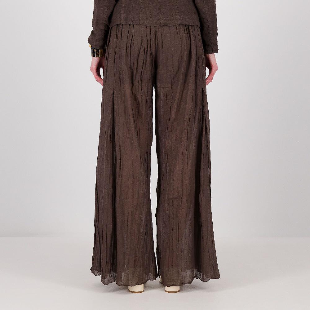 QVC Colour Lab Pantaloni Palazzo In Mussola E Jersey Di Cotone