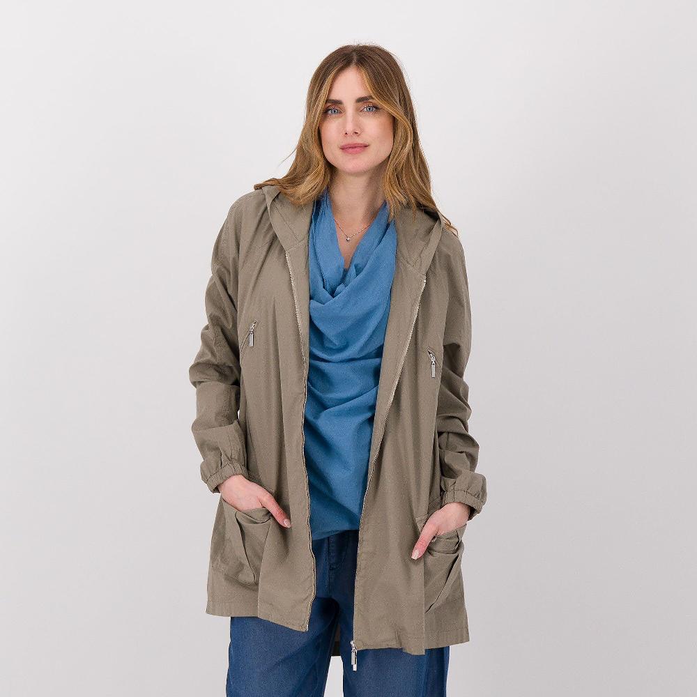 QVC Colour Lab Parka con cappuccio e chiuzura con zip