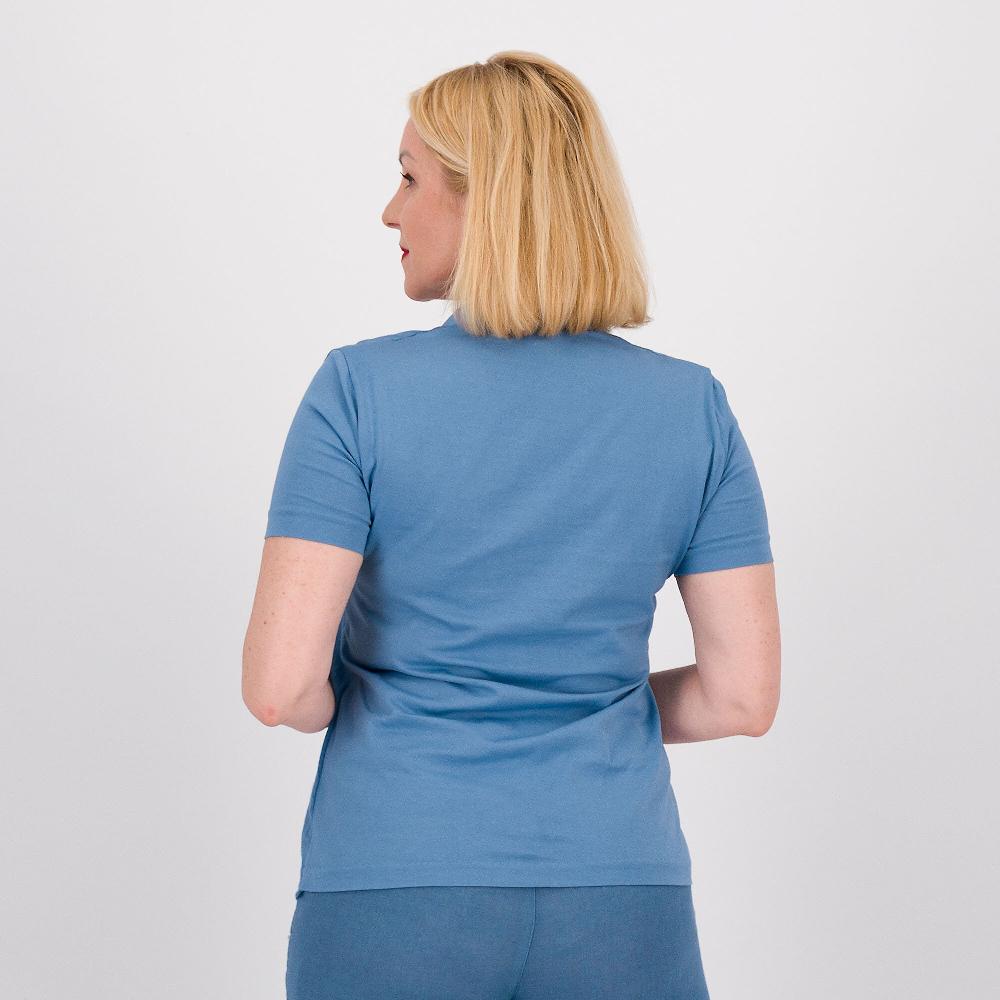 QVC Colour Lab T-shirt In Jersey Stretch E Mussola Di Cotone