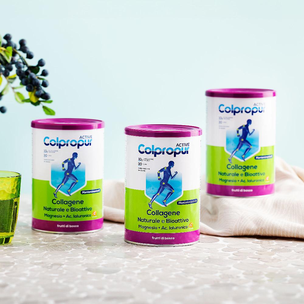 QVC Colpropur Active integratore di collagene e magnesio (3pz)