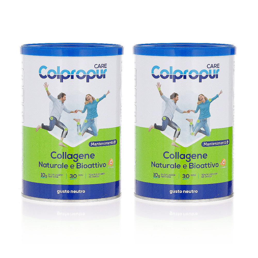 QVC Colpropur Care - 2 integratori alimentari con collagene idrolizzato