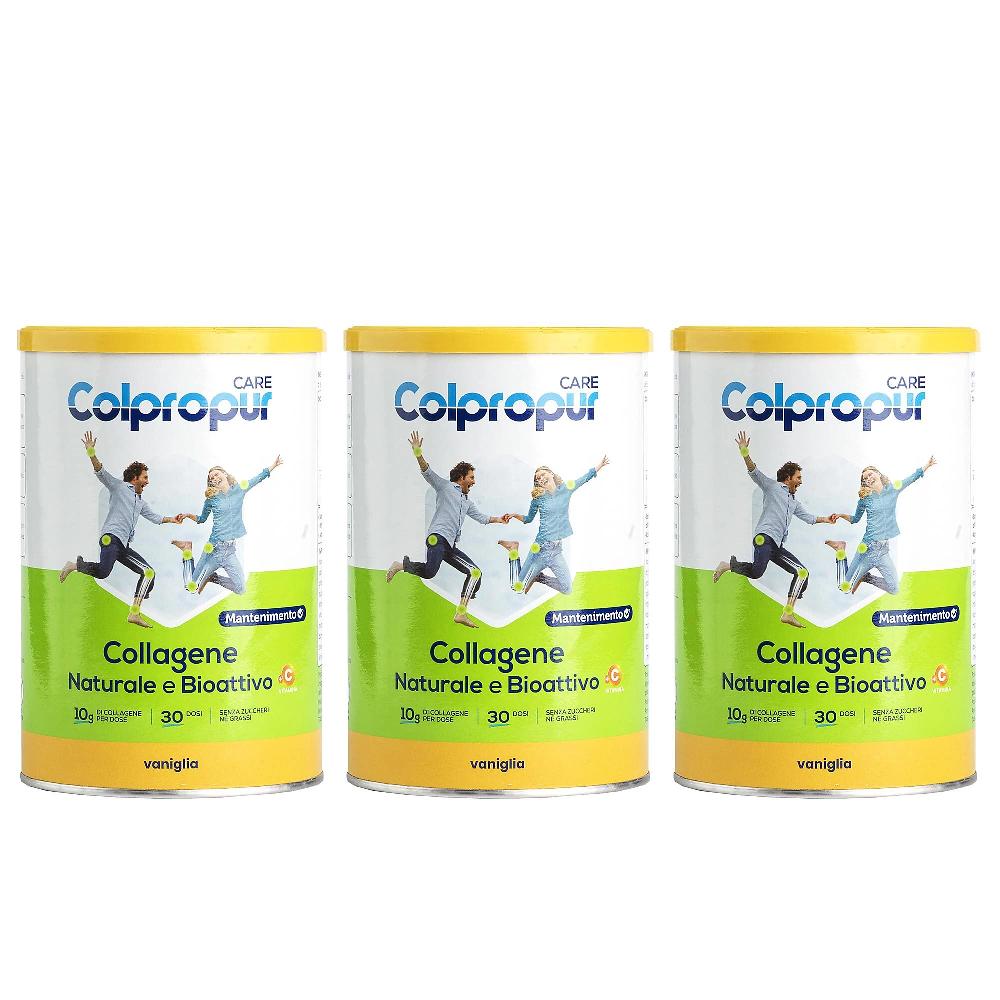 QVC Colpropur Care Collagene Naturale E Bioattivo Integratore (3x300g)