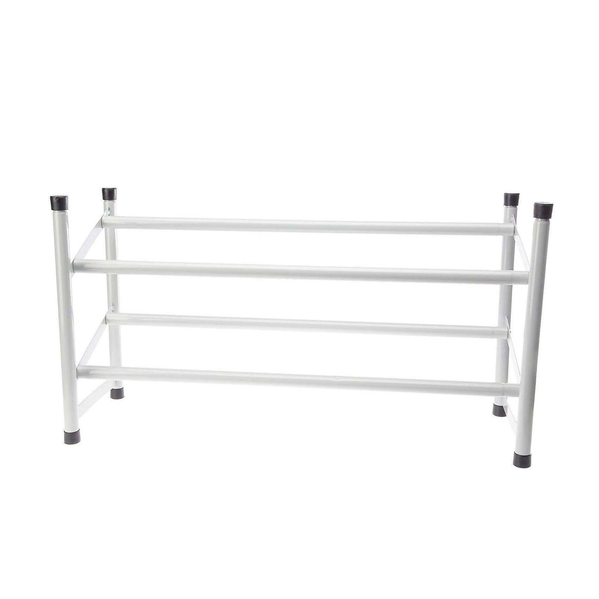 QVC Compactor Scarpiera a 2 livelli estensibile 62-117cm per riporre fino a 12 paia di scarpe